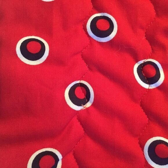 3/$25 or $12 ea.  NWT Handmade Quilted Reversible Baby Bib. - Picture 5 of 5